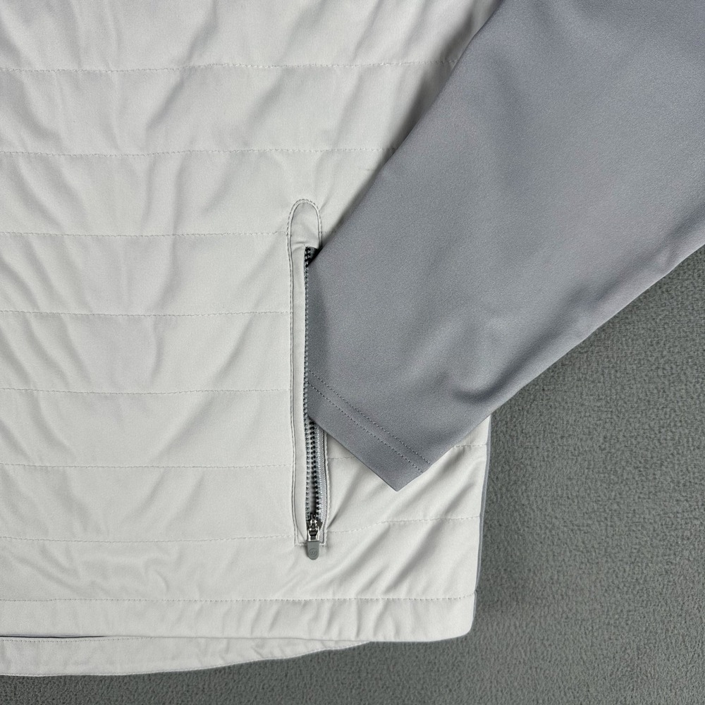 Peter Millar Jacket Mens XL Gray Merge Hybrid Quilted Quiet Luxury Golf Office - Picture 5 of 11
